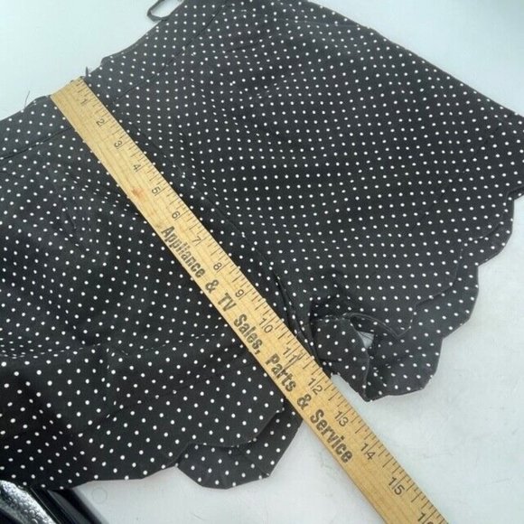 Very J Women's Flowy Polka Dot Paper Bag Shorts Size S Casual Summer - Picture 8 of 10